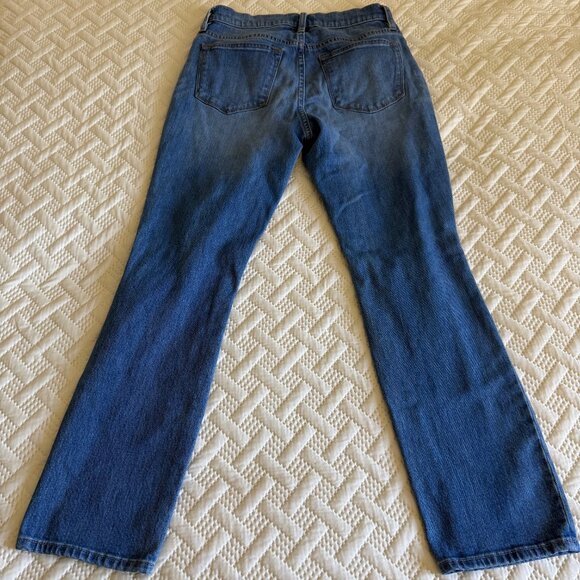 J. Crew Womens Broken In Boyfriend Jeans 25 Blue Medium Wash Distressed - Picture 4 of 12